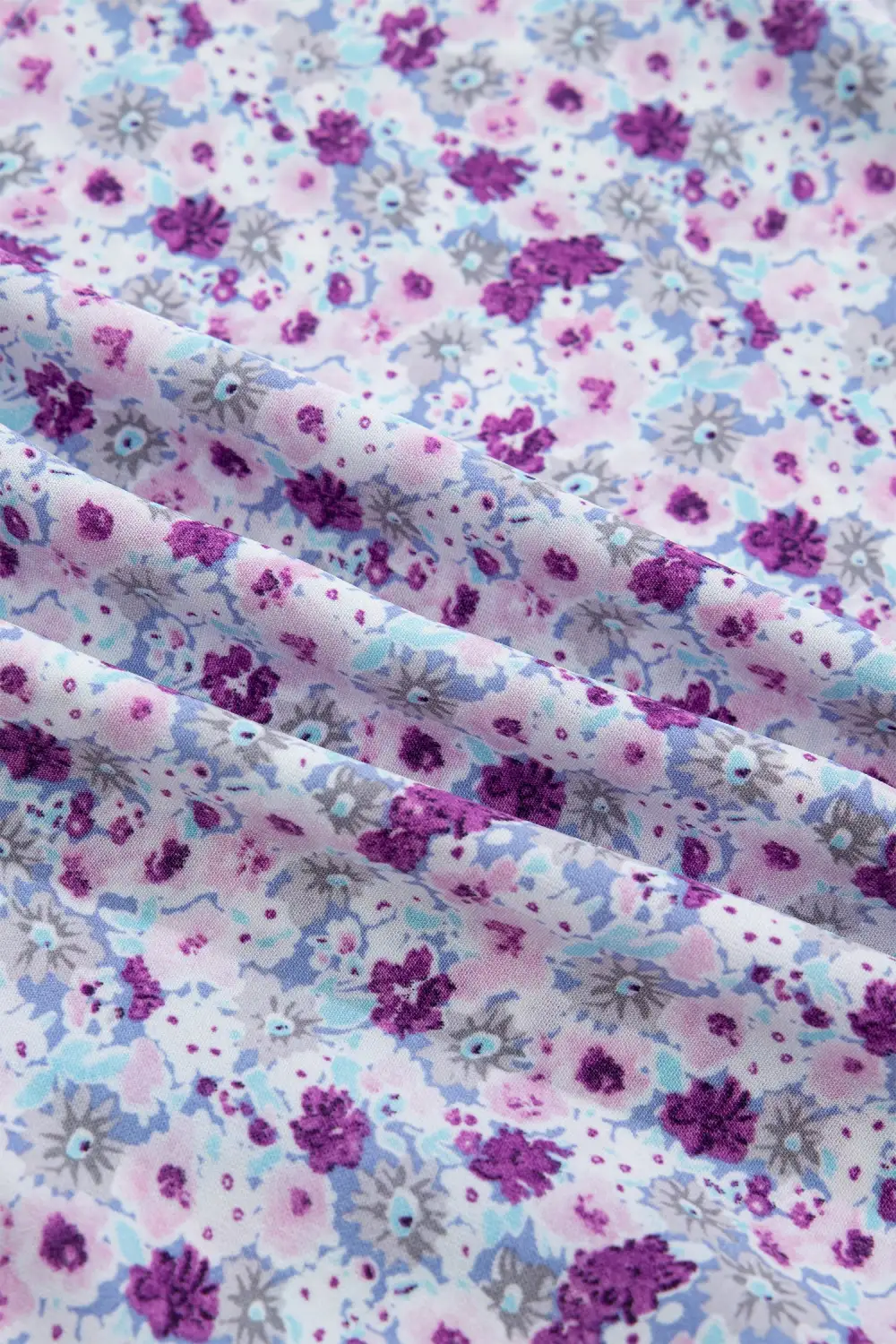 Floral Printed Square Neck Maxi Dress