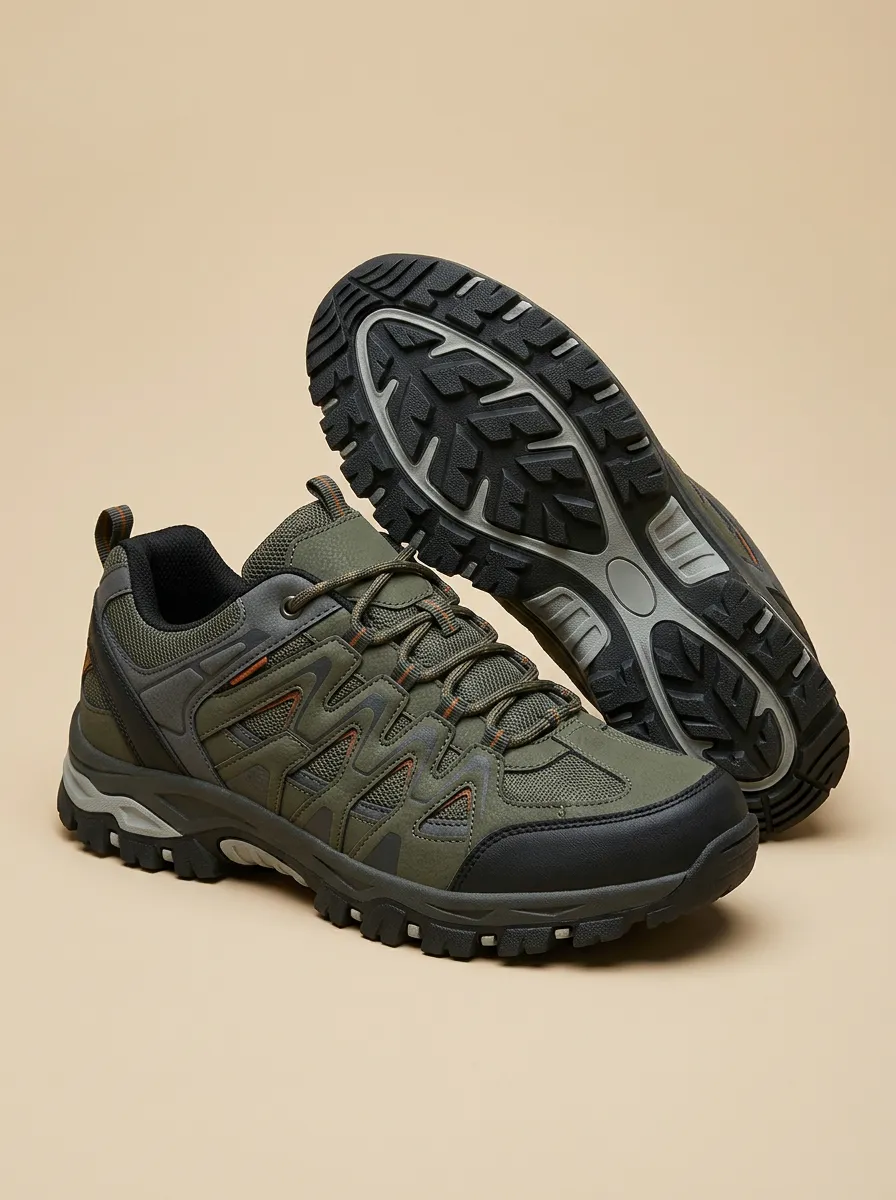 Men's Outdoor Hiking Mesh Printed Trekking Shoes