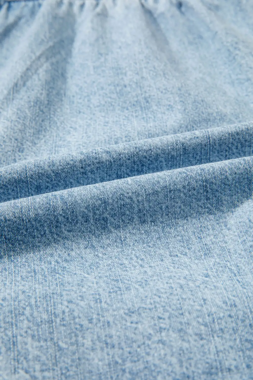 Frayed Edge Casual Denim Shorts