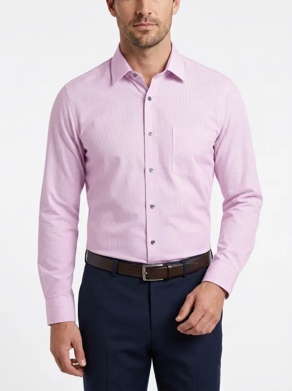 Men's Pinstripe Dress Shirt