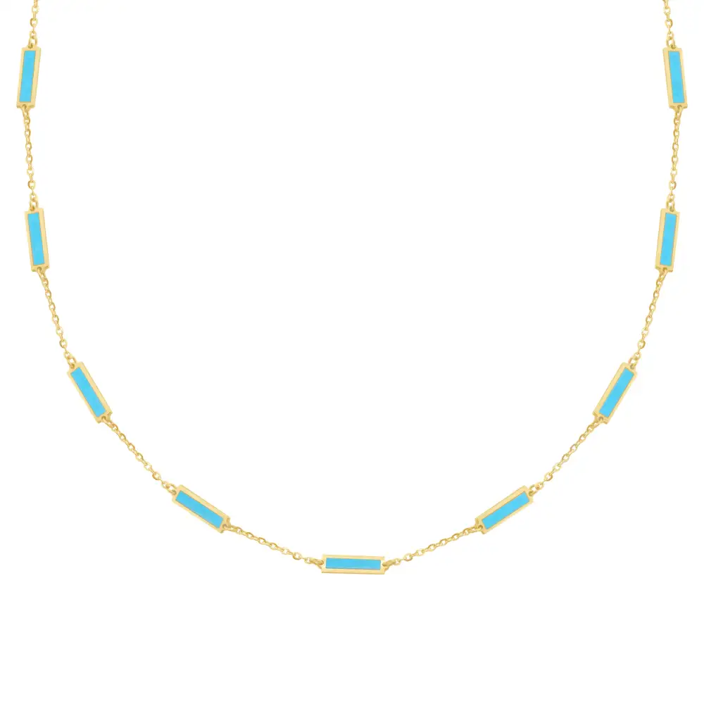 Refined Classic Turquoise Necklace