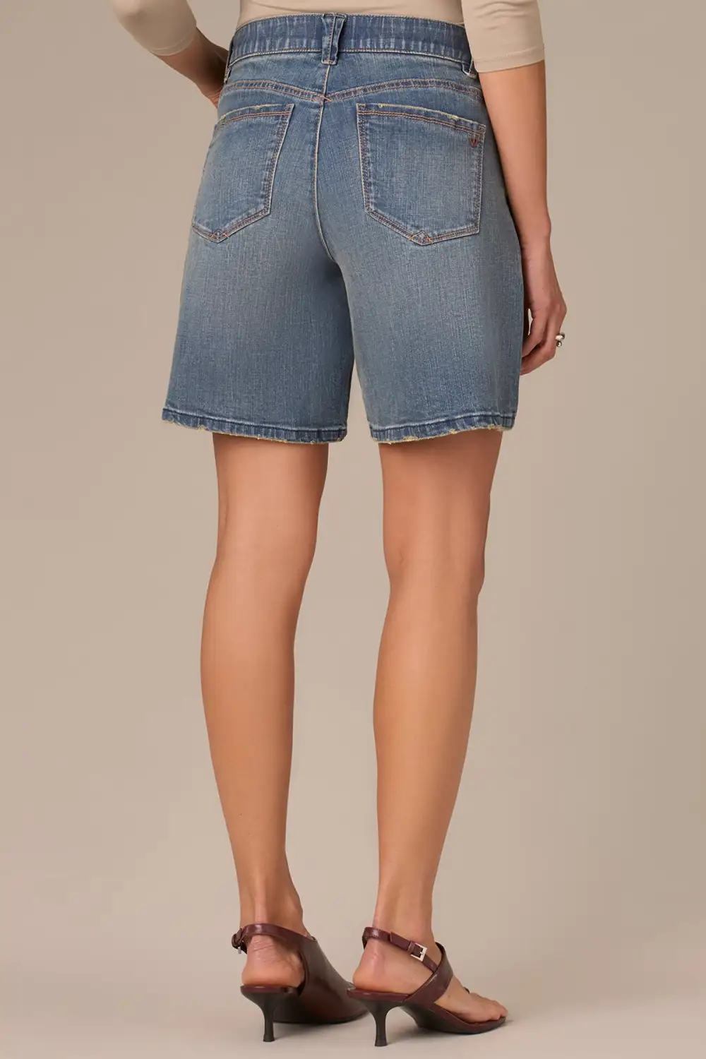 High Rise Artisanal Relaxed Shorts