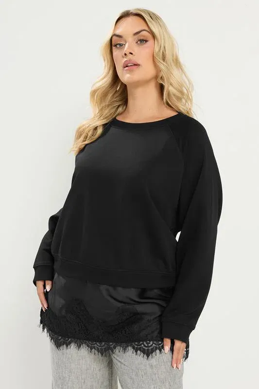 Black Lace 2-In-1 Jumper