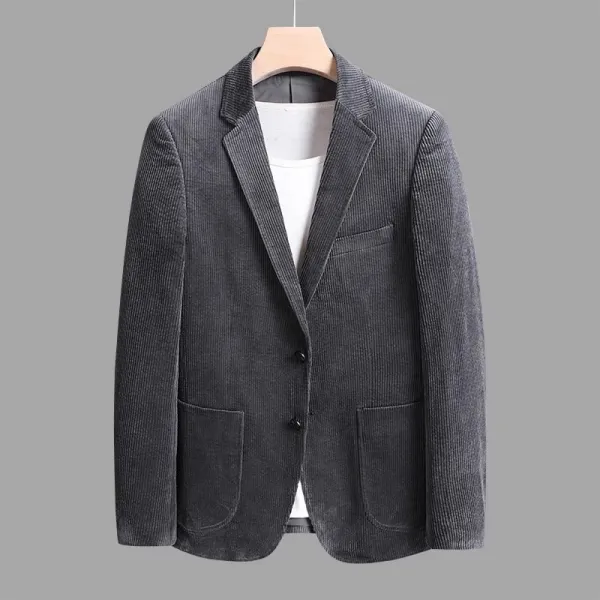 Corduroy Unstructured Blazer