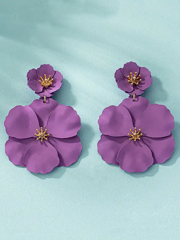 Elegant Twisted Drop Earrings