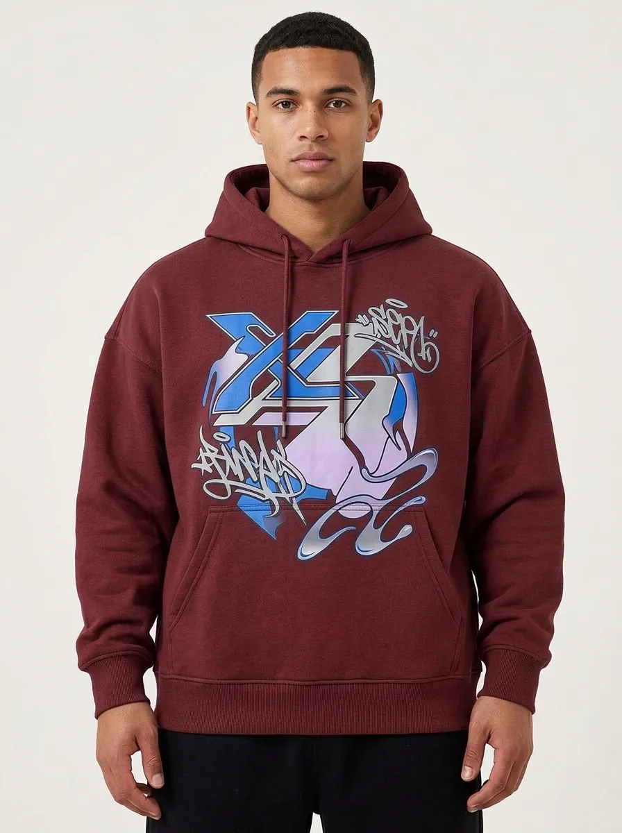 Unisex Graffiti Symbol Streetwear Hoodie