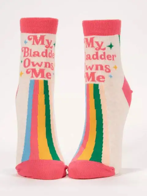 Women's My Bladder Owns Me Ankle Socks