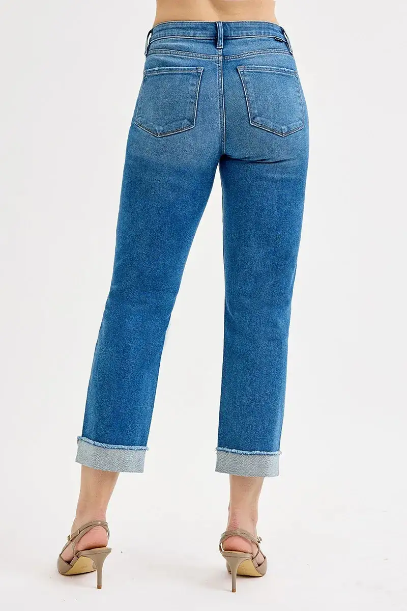 Clean High Waist Denim Jeans