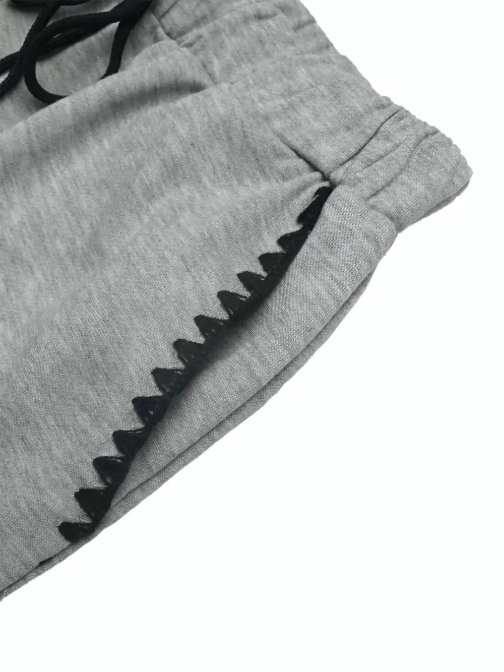 Textured Wide Leg Drawstring Pants