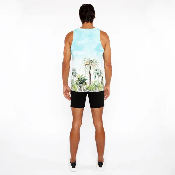 Rhythm Printed Mesh Tank Top