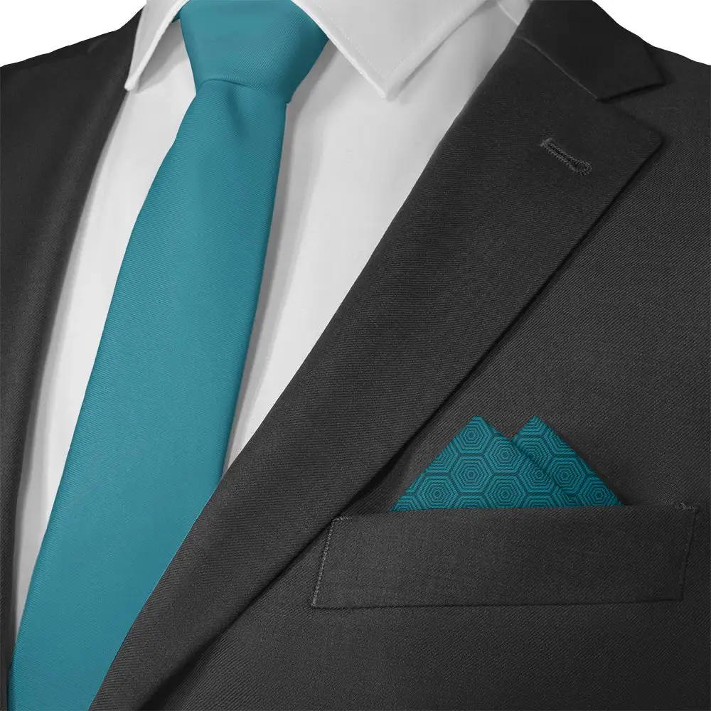 Elegant Timeless Geometric Pocket Square
