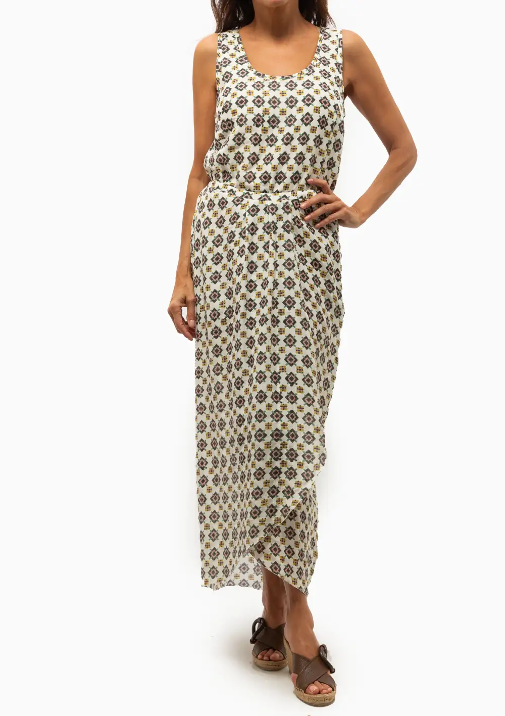 Relaxed Pattern Tank Top