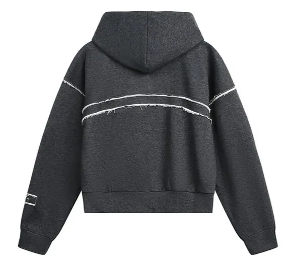 Distressed Casual Hoodie
