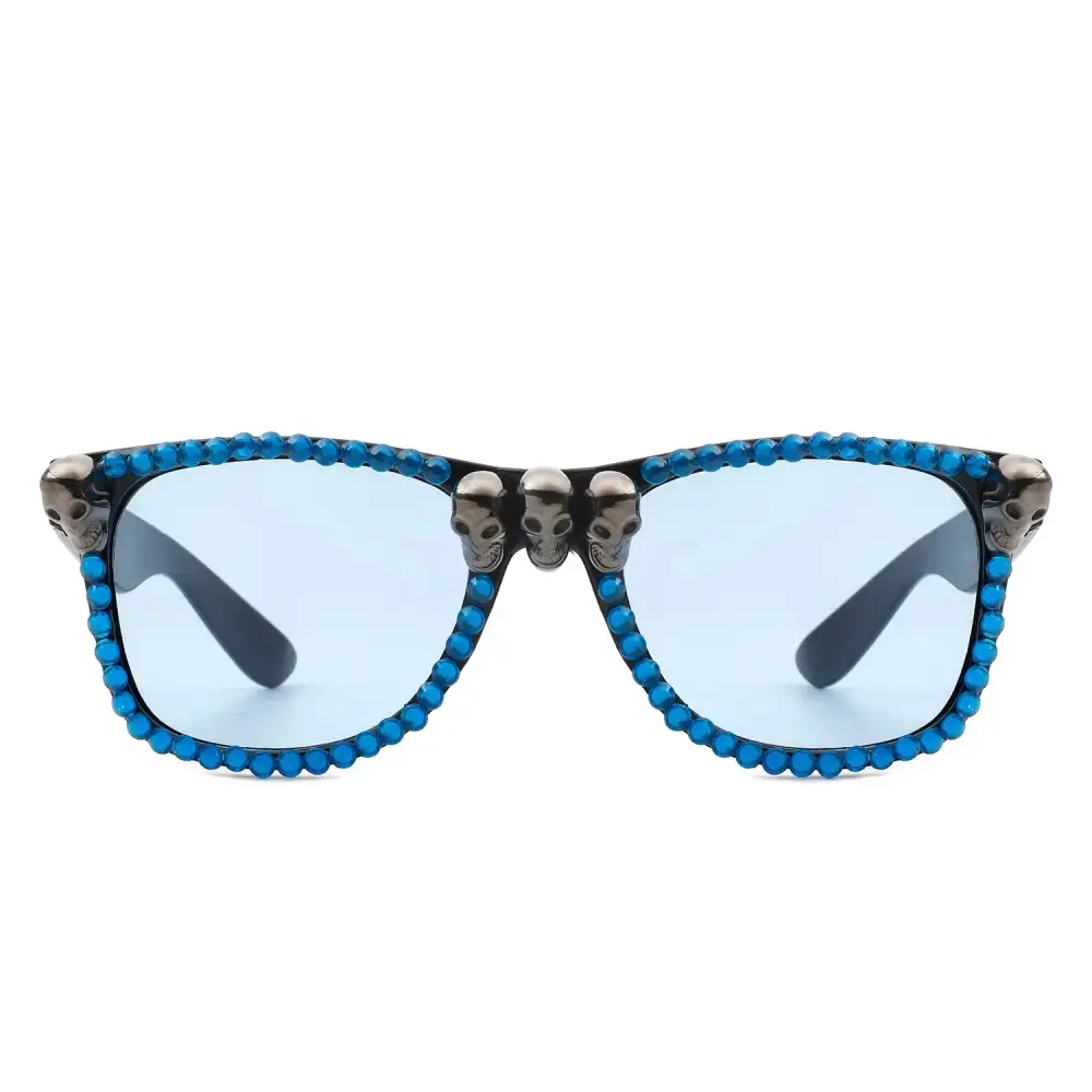 Wide Square Frame Sunglasses