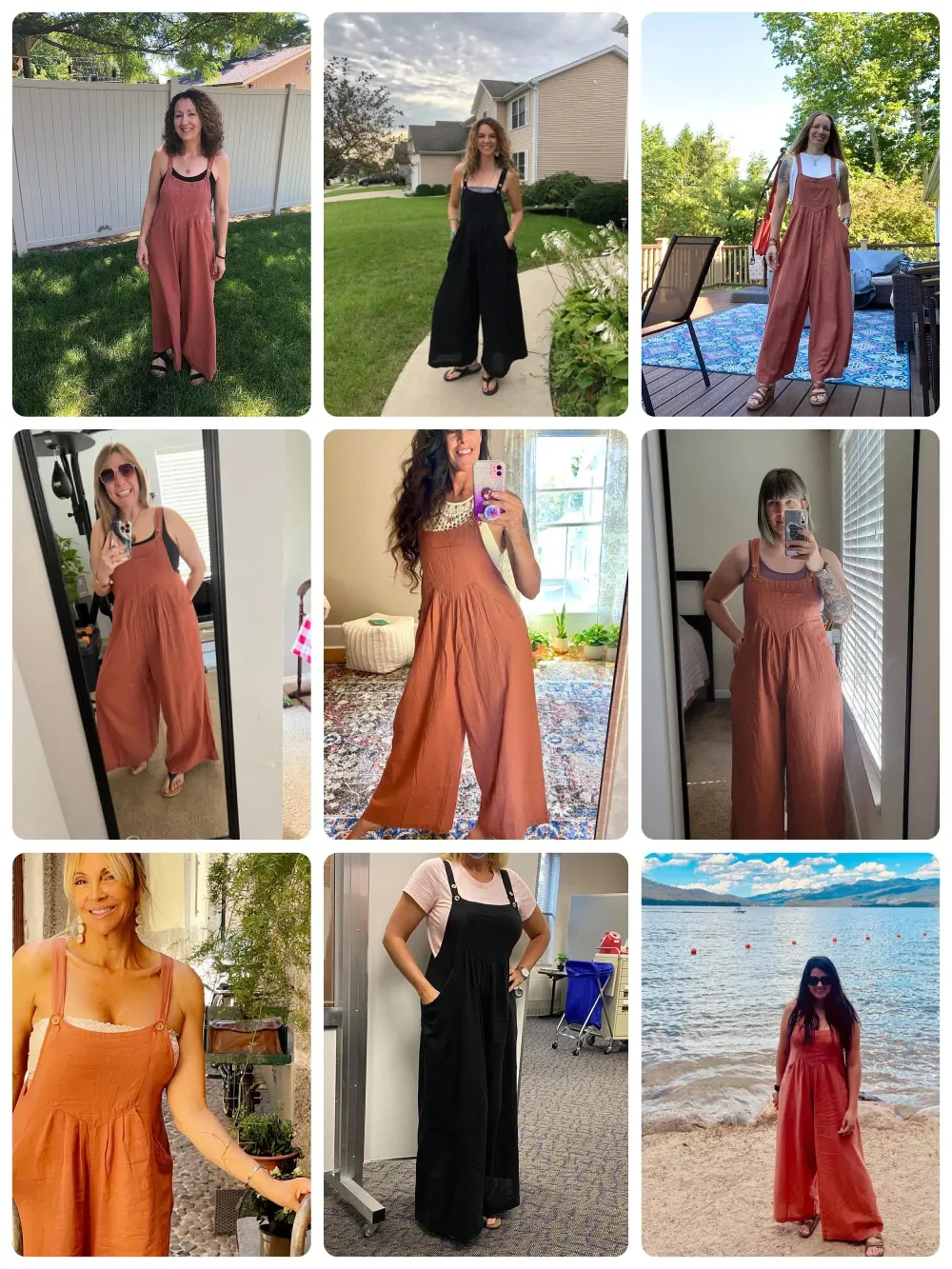 Sleeveless Wide Leg Jumpsuit with Pockets