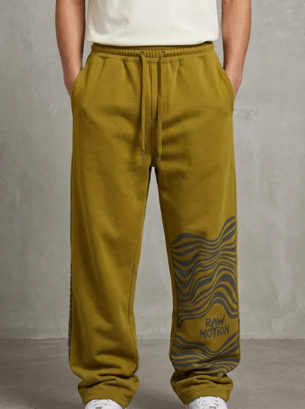Relaxed Sweatpants Abstract Men's Sweatpants