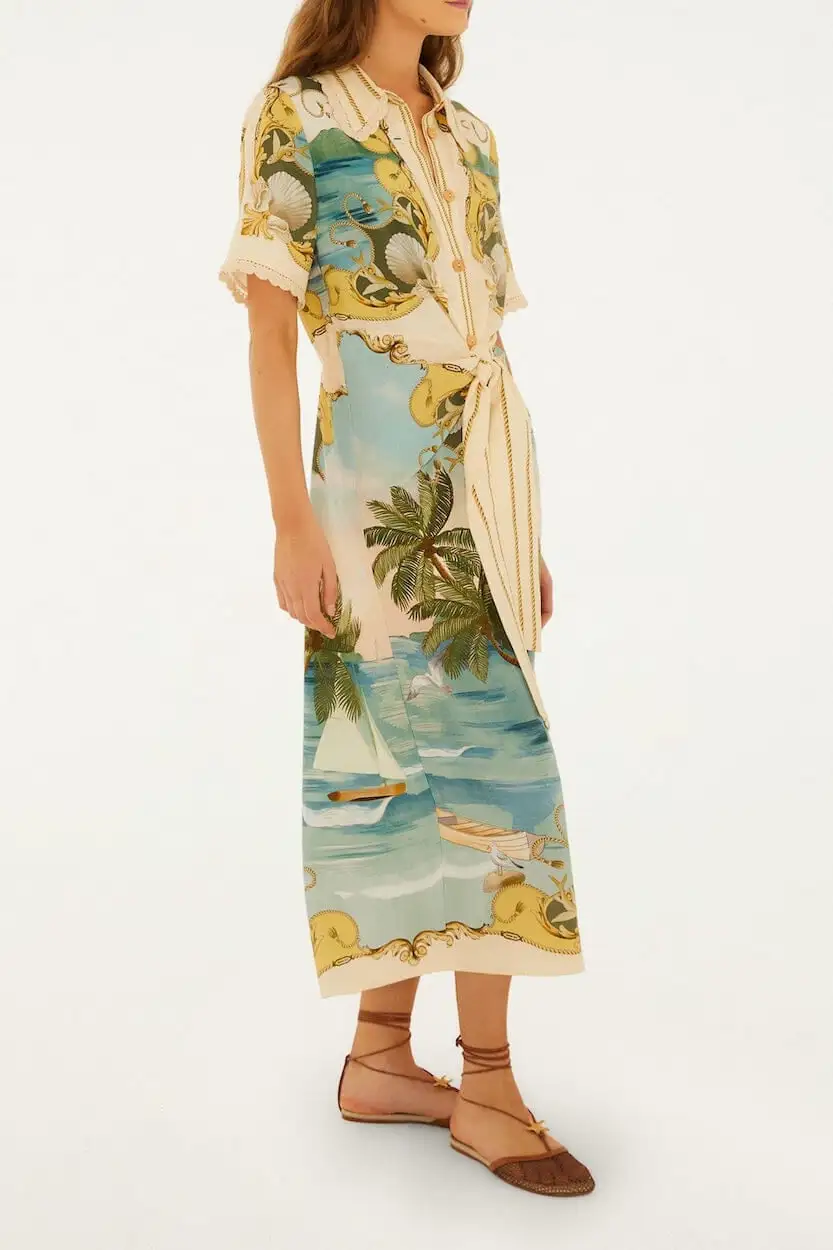 Midi Smocked Dress
