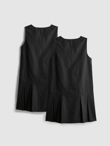 3-7yrs | 2pk Pleated Pinafore School Dresses detail 3