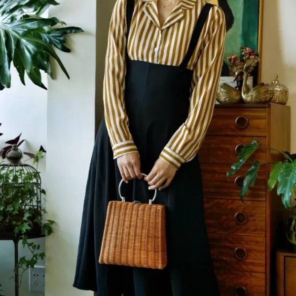 Smart Carry Everyday Casual Polyester Skirt