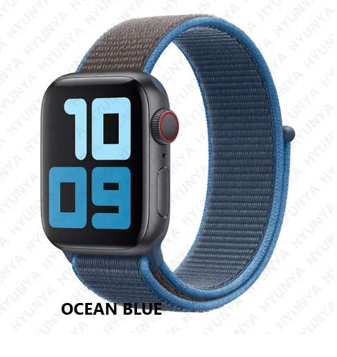 Woven Nylon Strap For Apple Watch   38/40/41 MM     42/44/45/49 MM