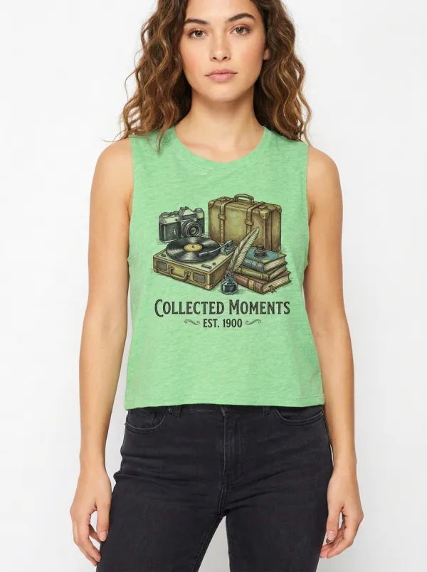 Women's Vintage Traveler Collected Moments Printed Tank Top