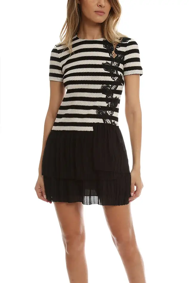 Cotton Silk Lace T-Shirt