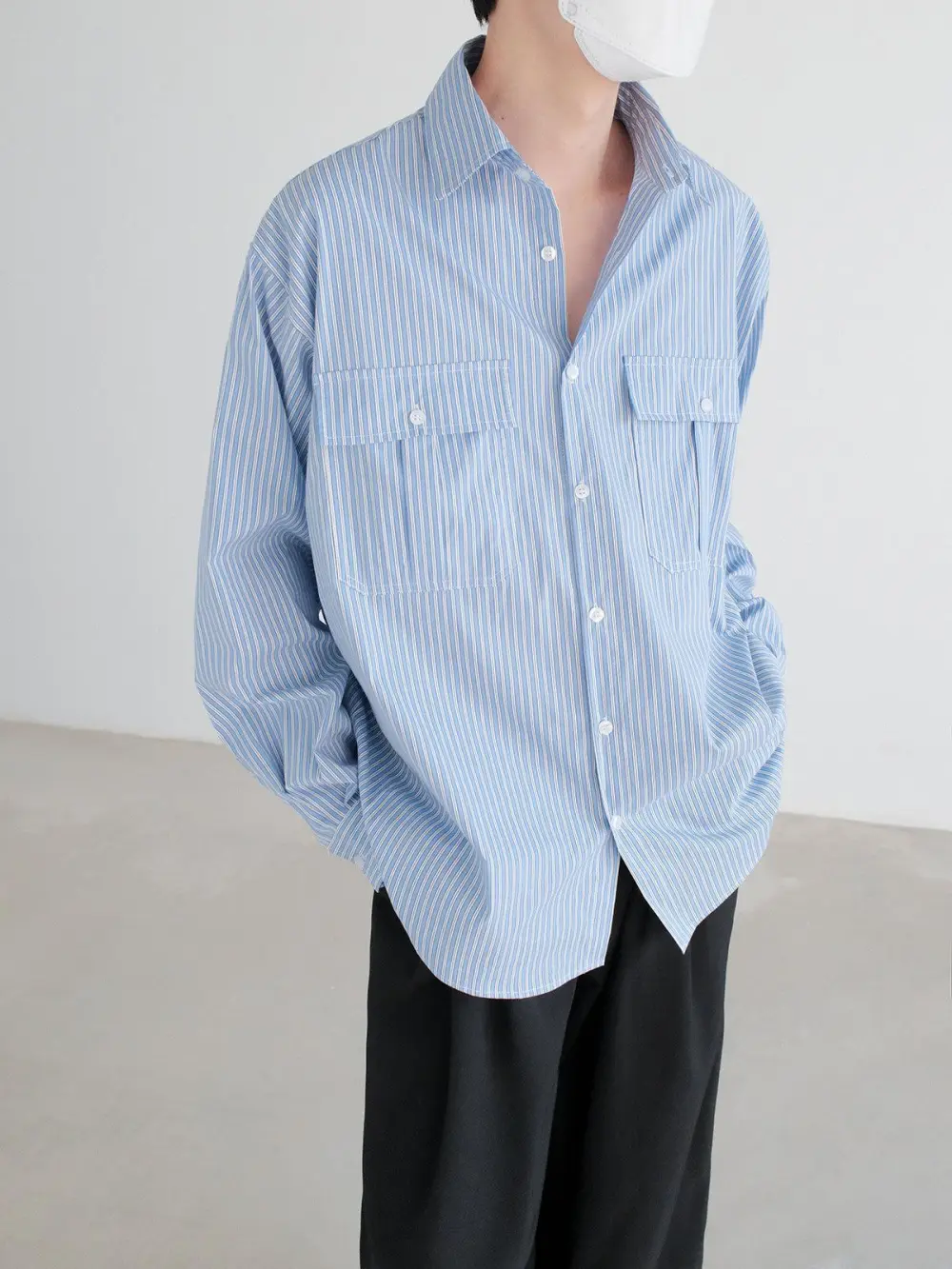 Chest Pocket Striped Shirt