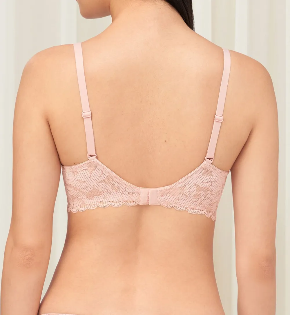 Women's Gentle-Lift Wired Push-Up Lace Bra
