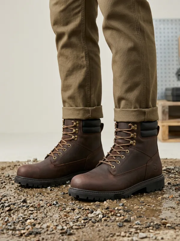 Unisex Waterproof Construction Work Boots