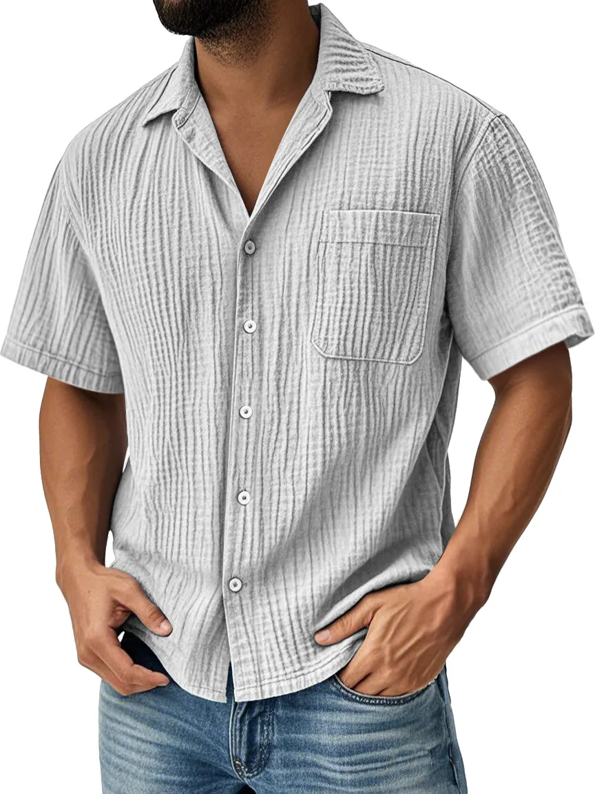 Modern Short Sleeve Pocket Shirt
