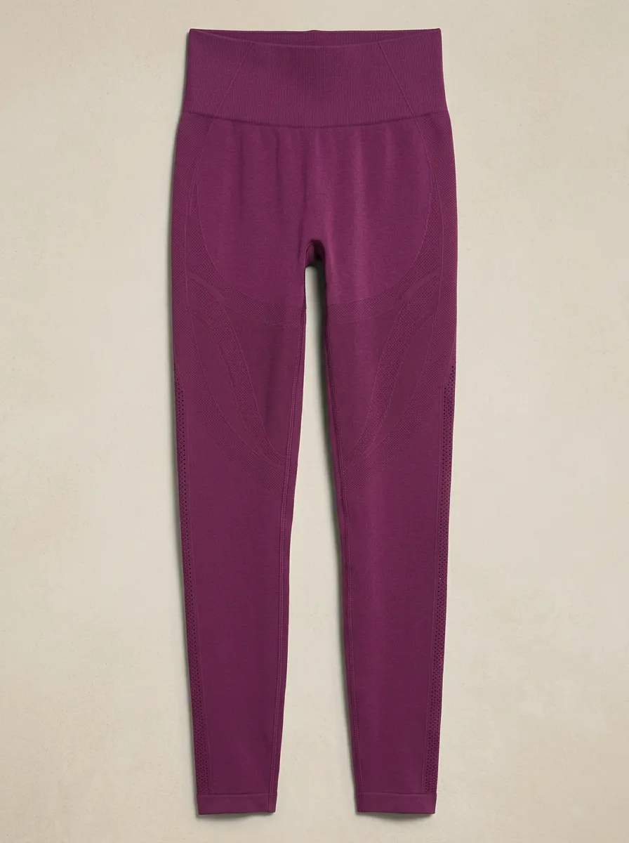 Women's Fitness Gym Workout Seamless High-Waisted Leggings