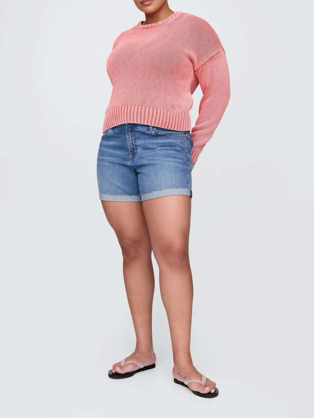 Curled Retro Shorts