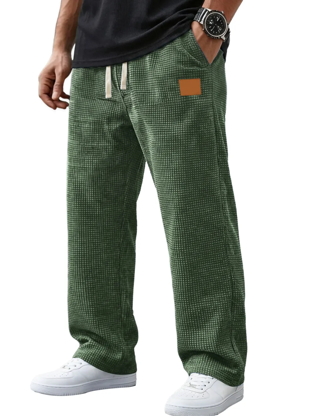 Corduroy Relaxed Casual Trousers