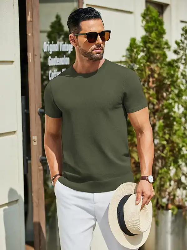 Smooth Knit T-Shirt