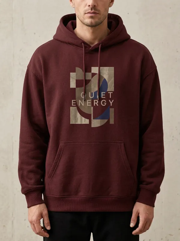 Unisex Quiet Energy Abstract Shapes Hoodie