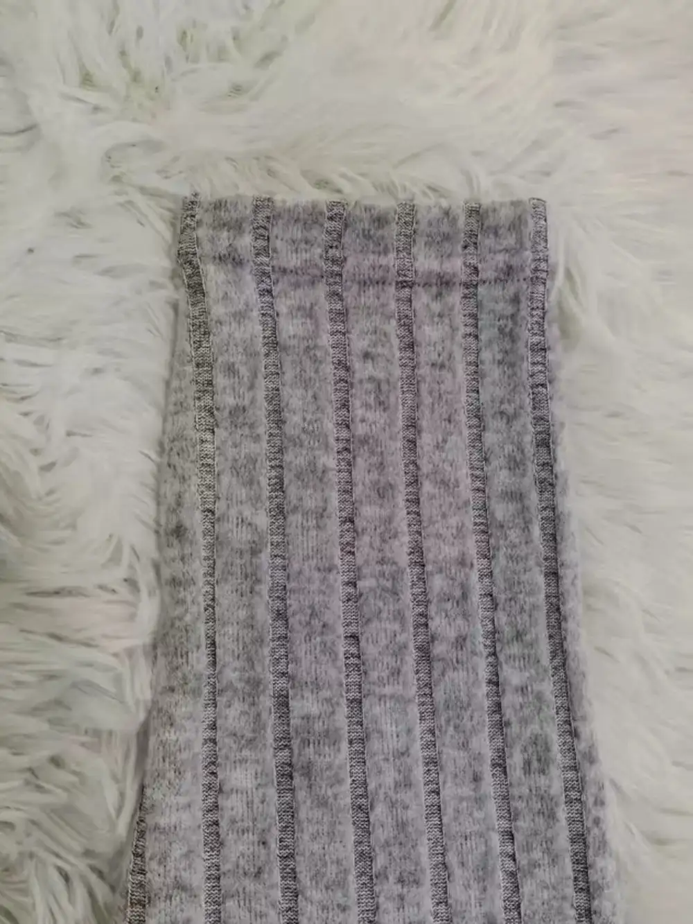 Ribbed Knit Mock Neck Mini Dress