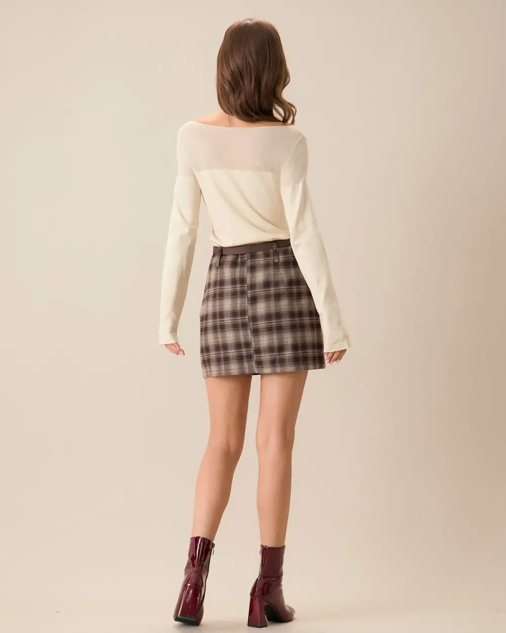 Plaid Mini Skirt