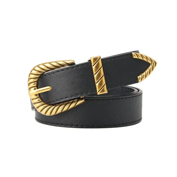 Western Carved Waist Belt