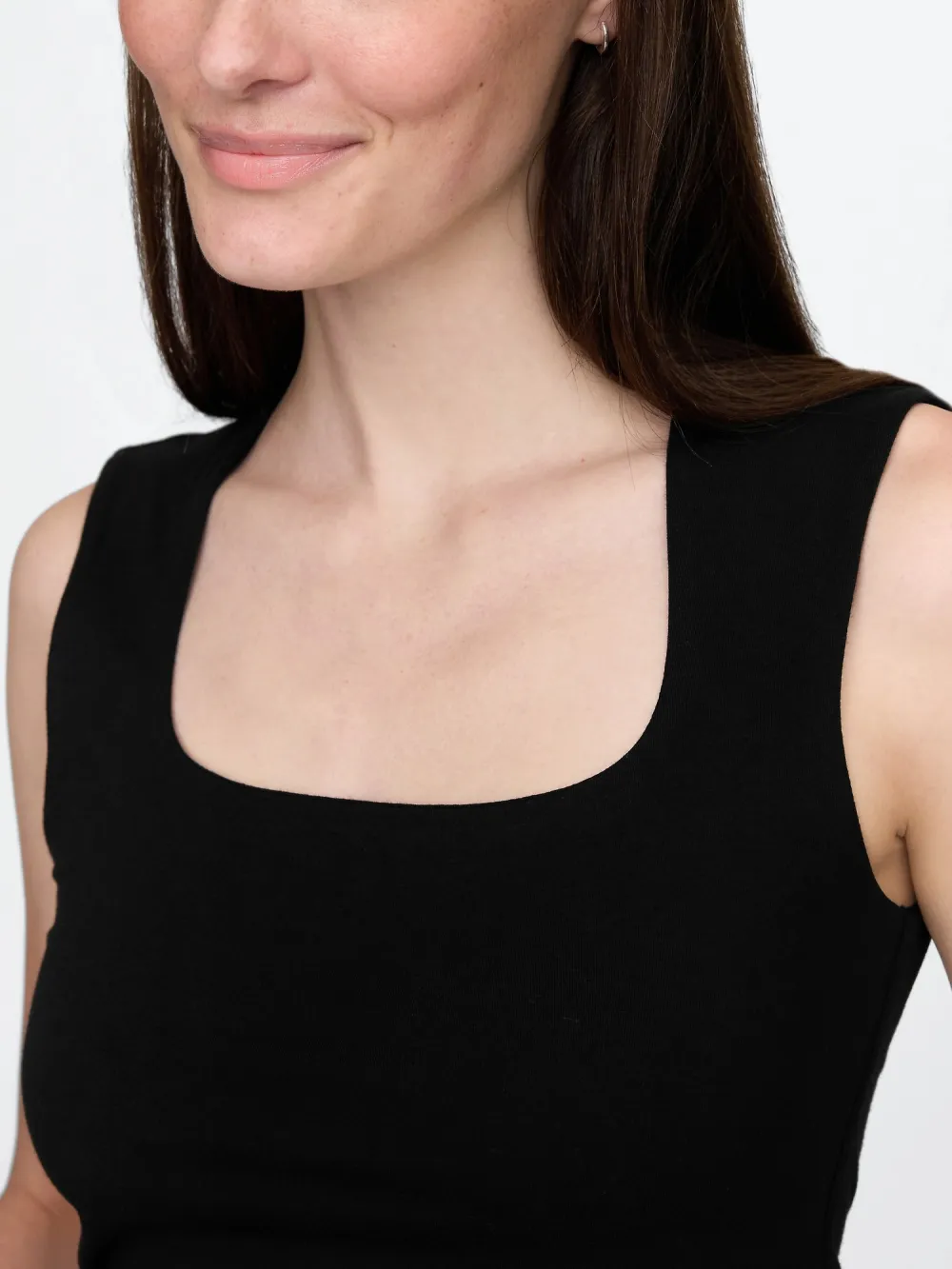 Leopard Print Square Neck Vest