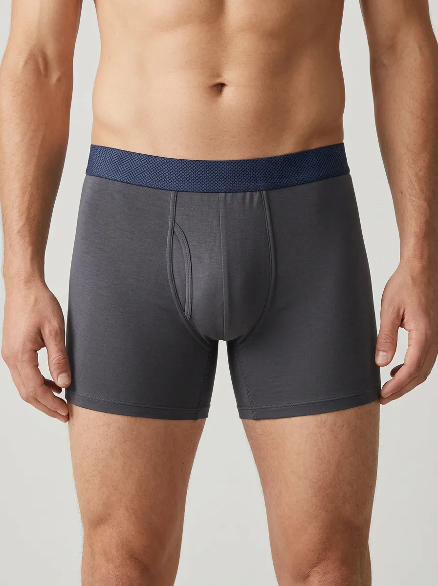 Men's Textured Waistband Boxer Briefs