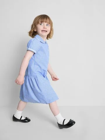 3-7yrs | Cotton Rich Gingham Check School Dress