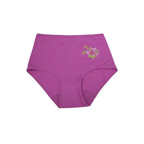 Flower Embroidery Cotton Panty