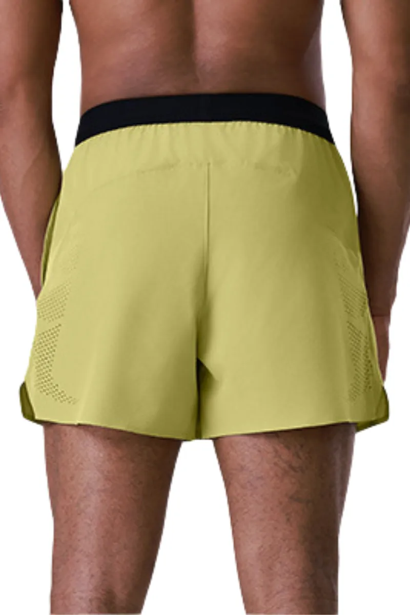 Quick Dry Storage Pocket Stretch Athletic Shorts