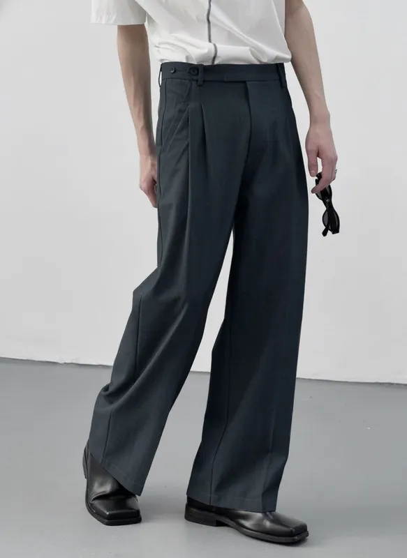 Tailored Pleated Pants