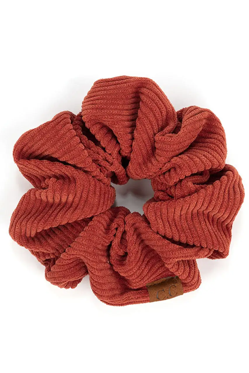Corduroy Soft Hair Scrunchie