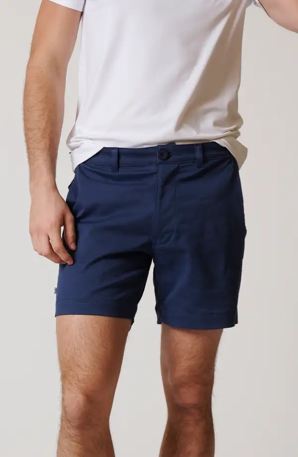 Men's Stretch Cotton Chino Welt Pocket Shorts