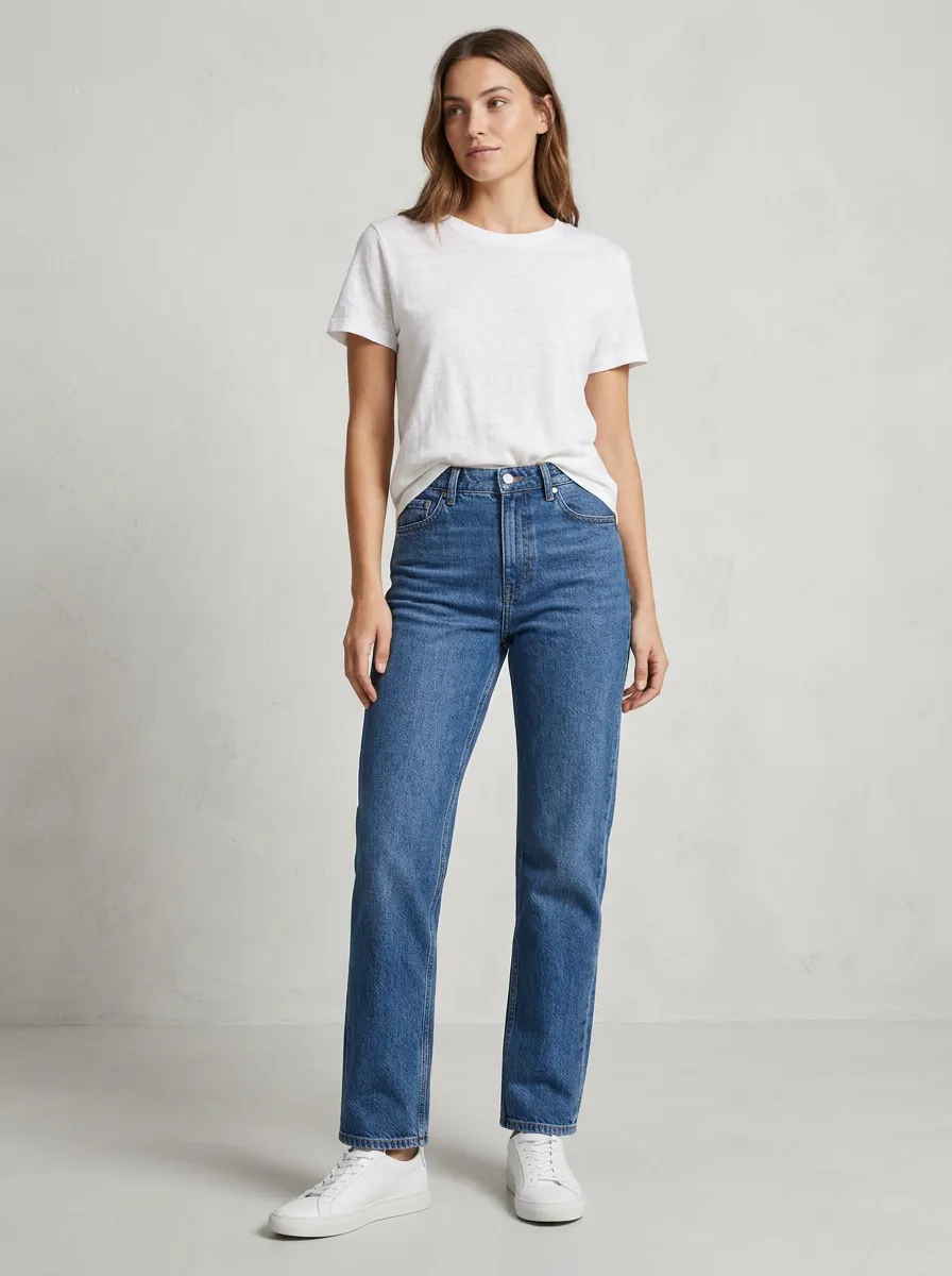Classic High-Rise Classic Women's Straight-Leg Jeans