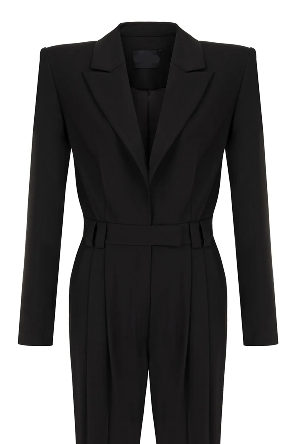V-Neck Jumpsuit-Dark Brown