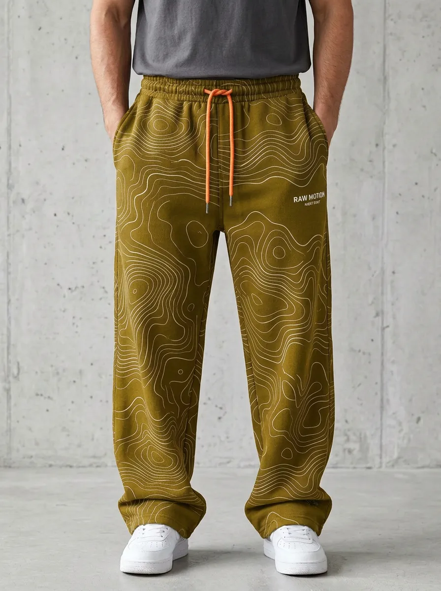 Travel Sweatpants Topographic Men's Sweatpants