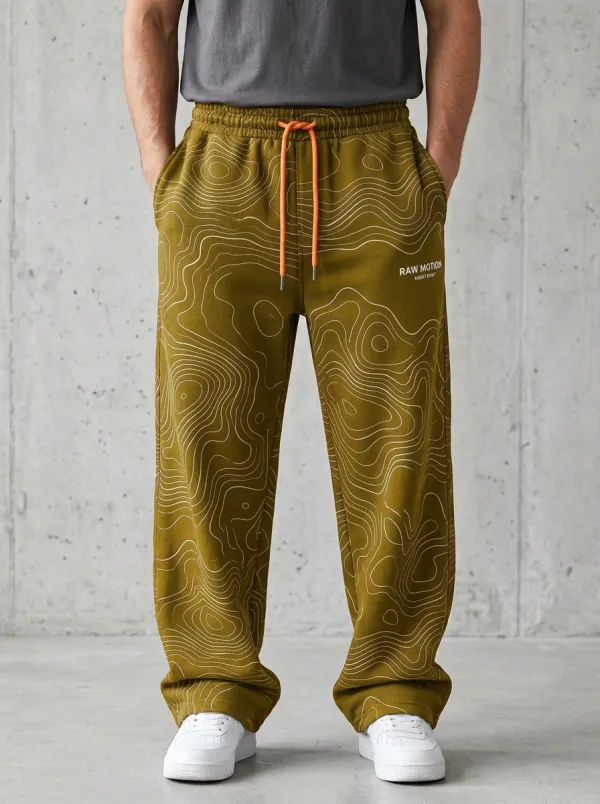 Travel Sweatpants Topographic Men's Sweatpants